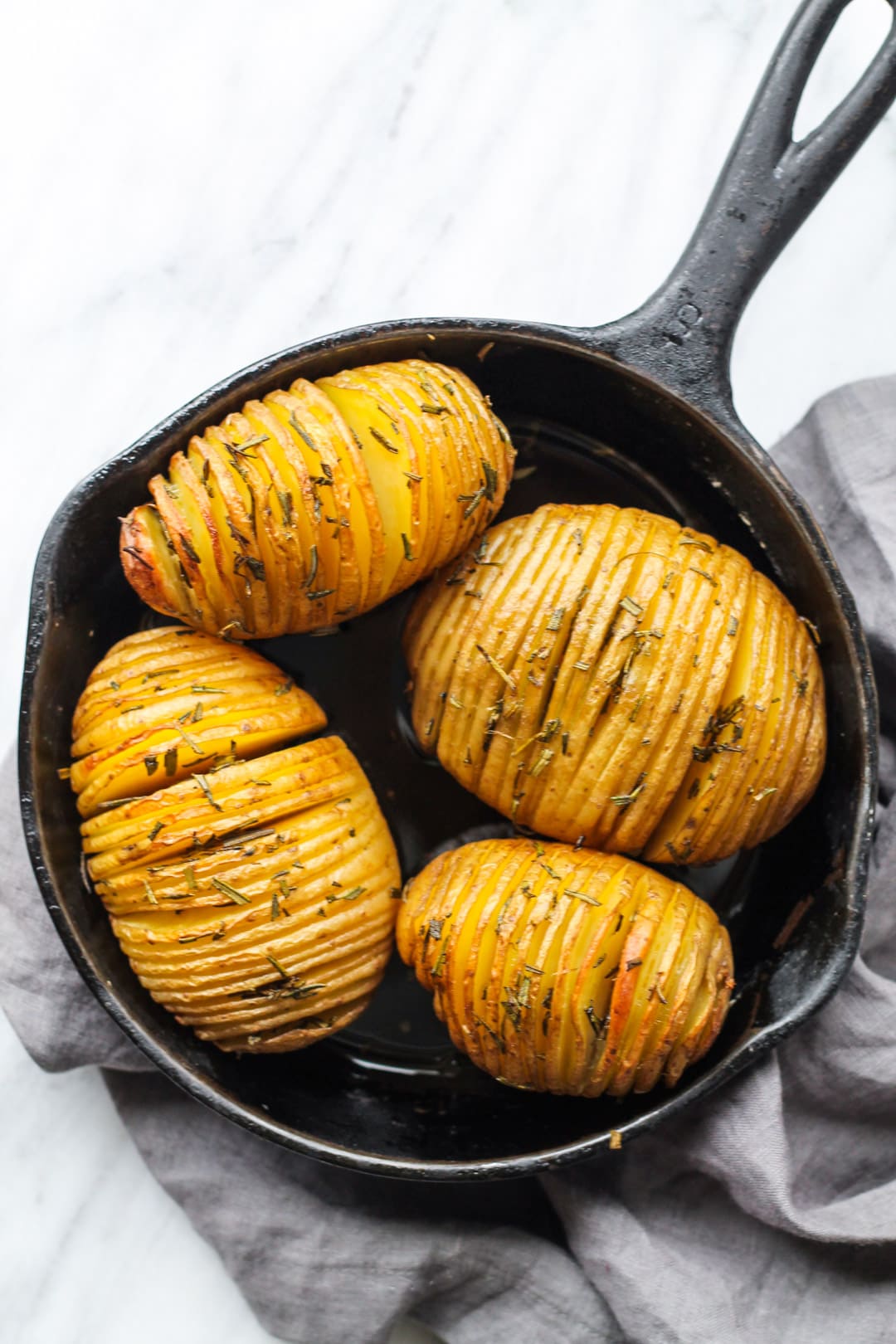 Rosemary Hasselback Potatoes