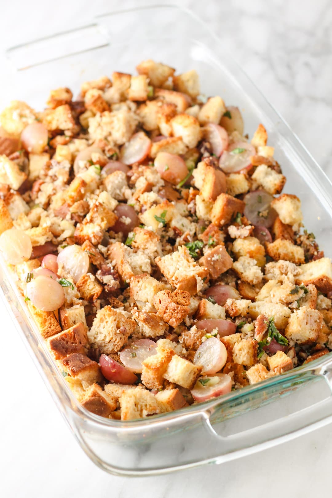 Low FODMAP Stuffing with Grapes and Pecans FUN WITHOUT FODMAPS