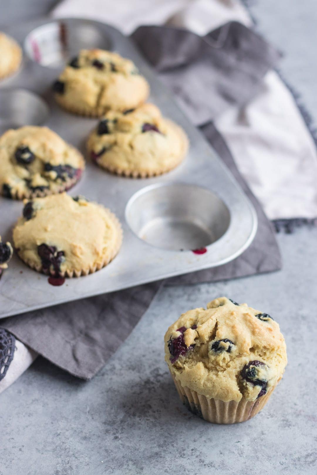 Low FODMAP Blueberry Muffins