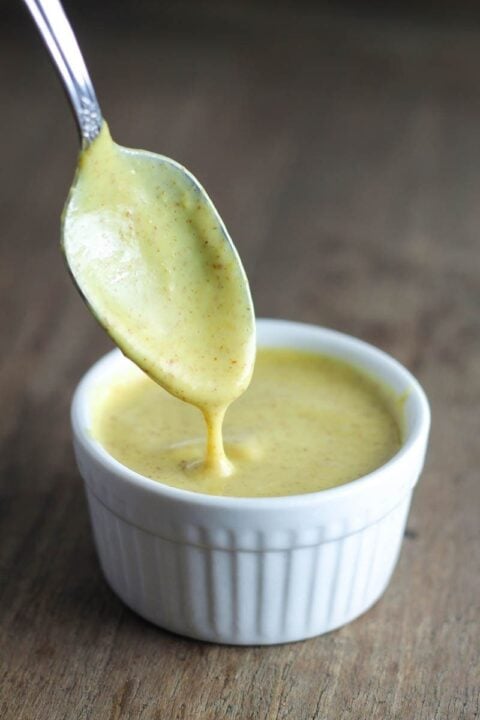 Low FODMAP Creamy Maple Mustard - Fun Without FODMAPs