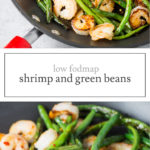 Shrimp and green bean stir fry