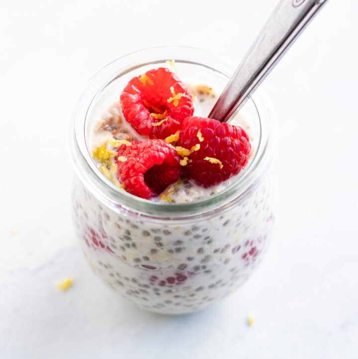 Low FODMAP Lemon Raspberry Overnight Oats Fun Without FODMAPs