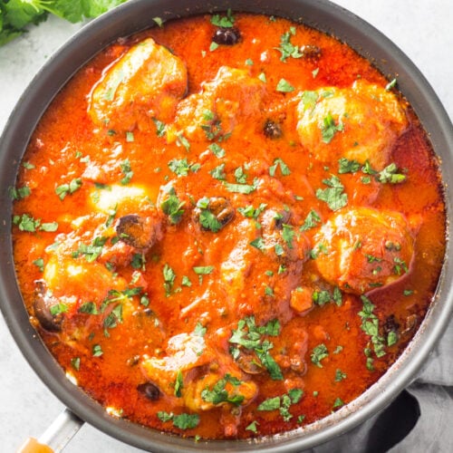 Low FODMAP Chicken Cacciatore - Fun Without FODMAPs