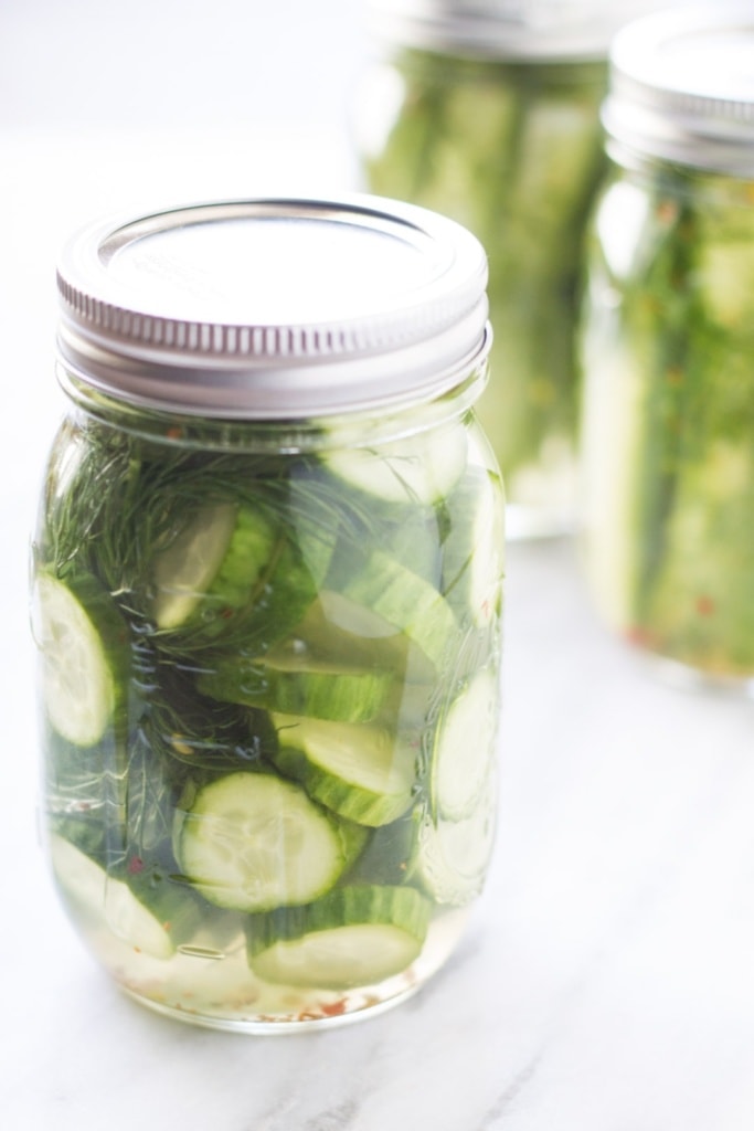 Low FODMAP Refrigerator Dill Pickles Fun Without FODMAPs