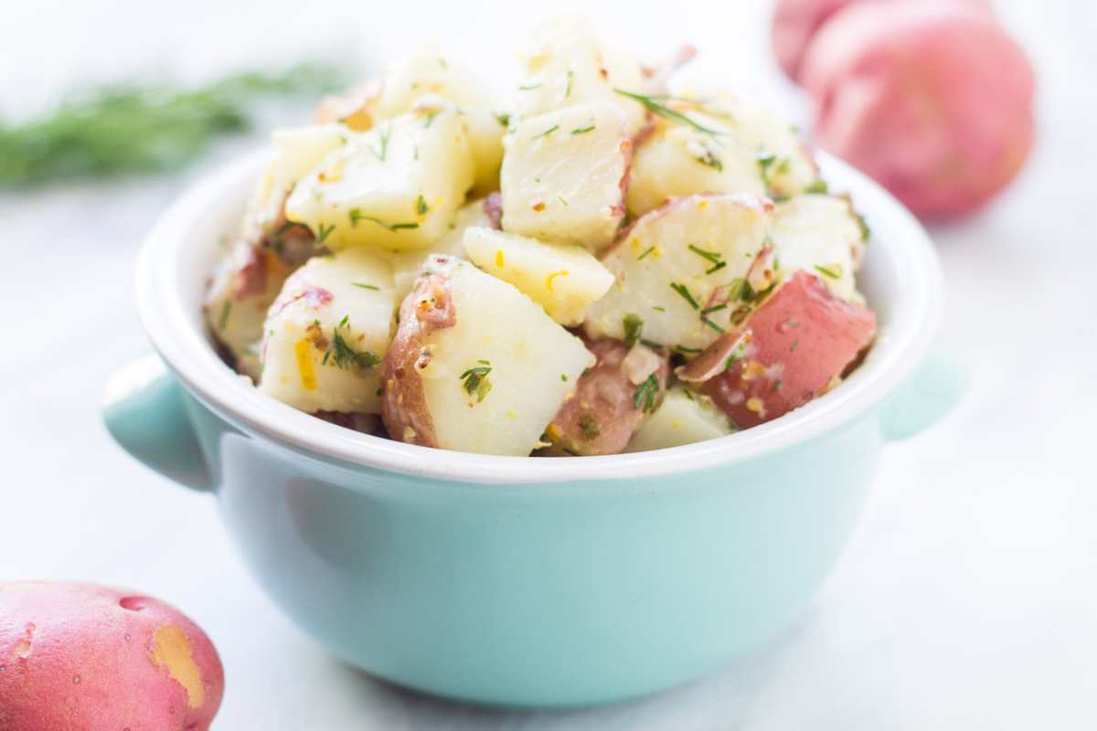 Low Fodmap Dilly Potato Salad | FUN WITHOUT FODMAPS