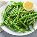 Low FODMAP Lemon Green Beans with Pine Nuts