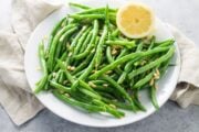 Low FODMAP Lemon Green Beans with Pine Nuts