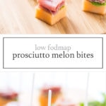 Low FODMAP Prosciutto Melon Bites
