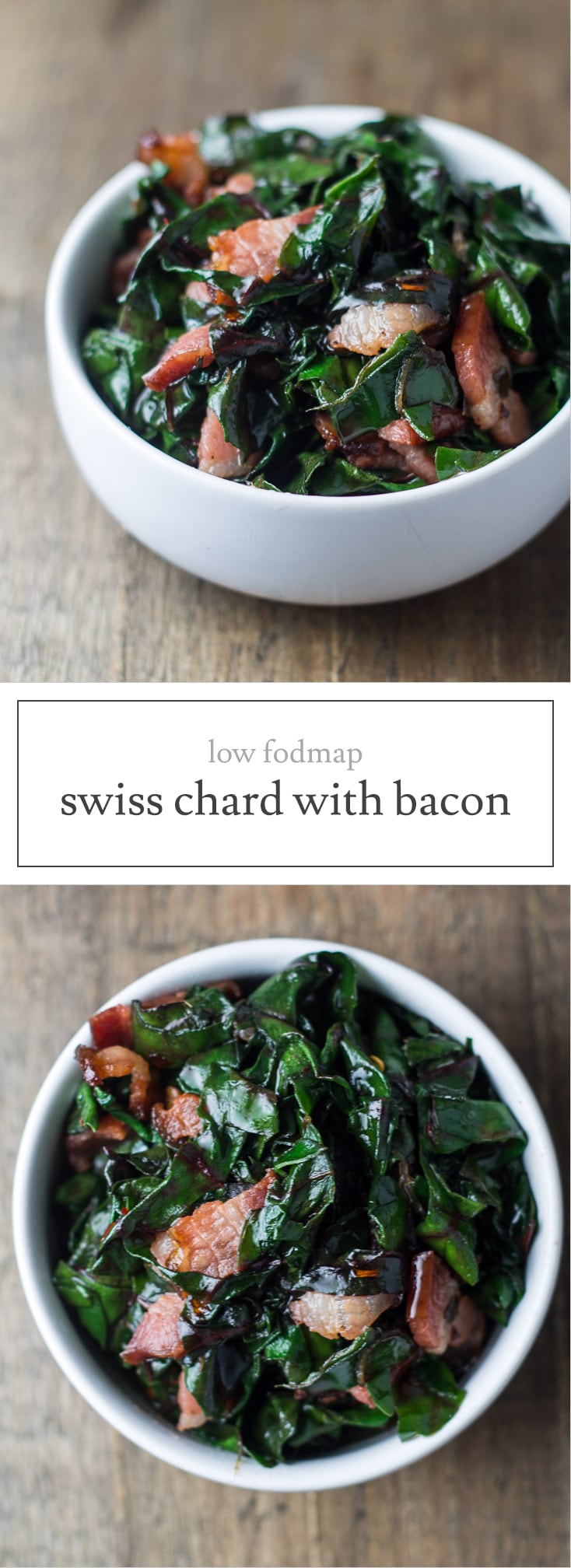 Low FODMAP Swiss Chard and Bacon Fun Without FODMAPs