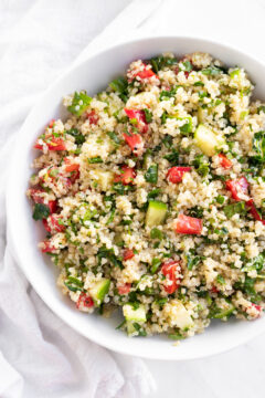 Low FODMAP Quinoa Tabbouleh - Fun Without FODMAPs