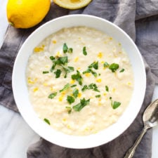 Low FODMAP Greek Lemon Chicken Soup-image