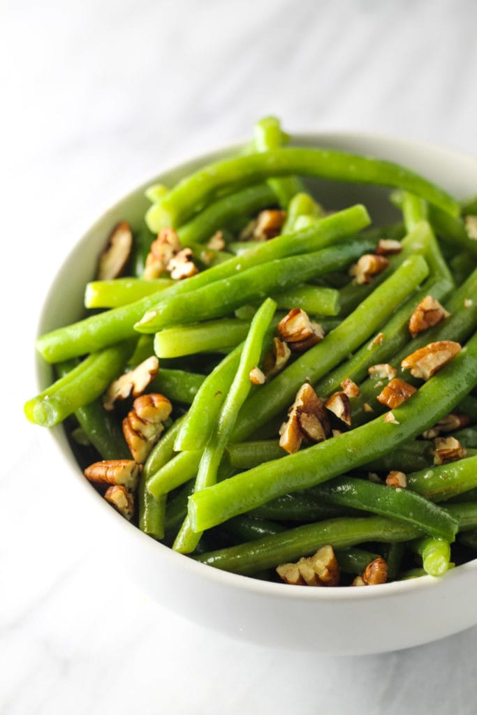 Low FODMAP Green Beans with Pecans Fun Without FODMAPs