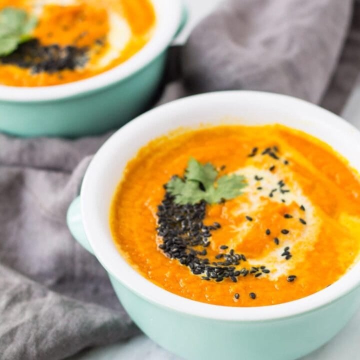 Low FODMAP Carrot and Tomato Soup