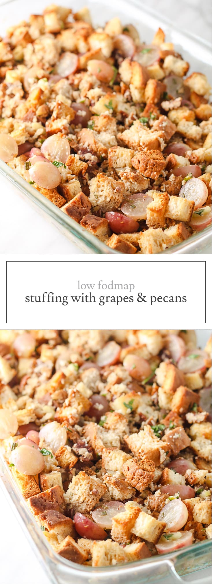 Low FODMAP Stuffing with Grapes and Pecans Fun Without FODMAPs