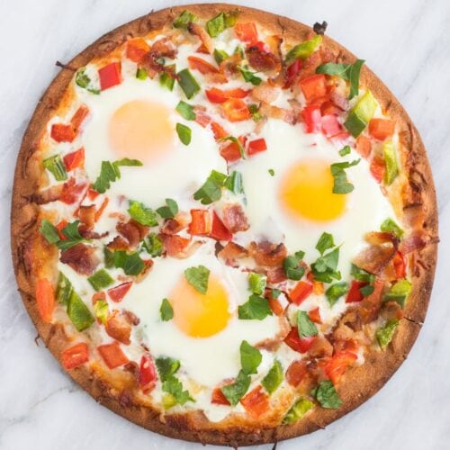 Low FODMAP Breakfast Pizza - Fun Without FODMAPs