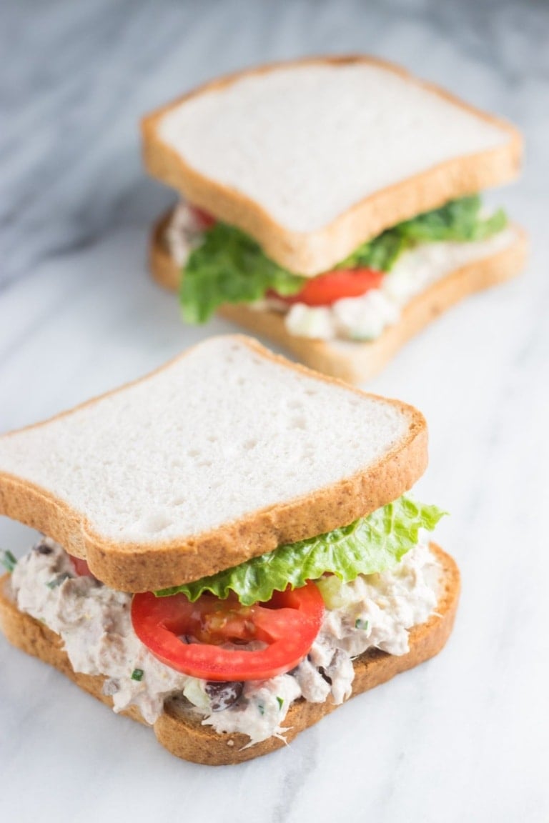 Low FODMAP Tuna Salad Sandwiches - Fun Without FODMAPs