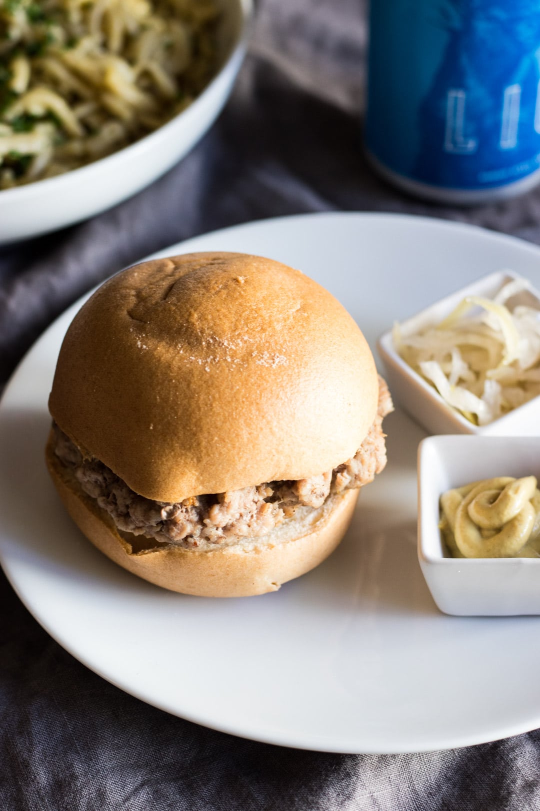 Low FODMAP Brat Burgers