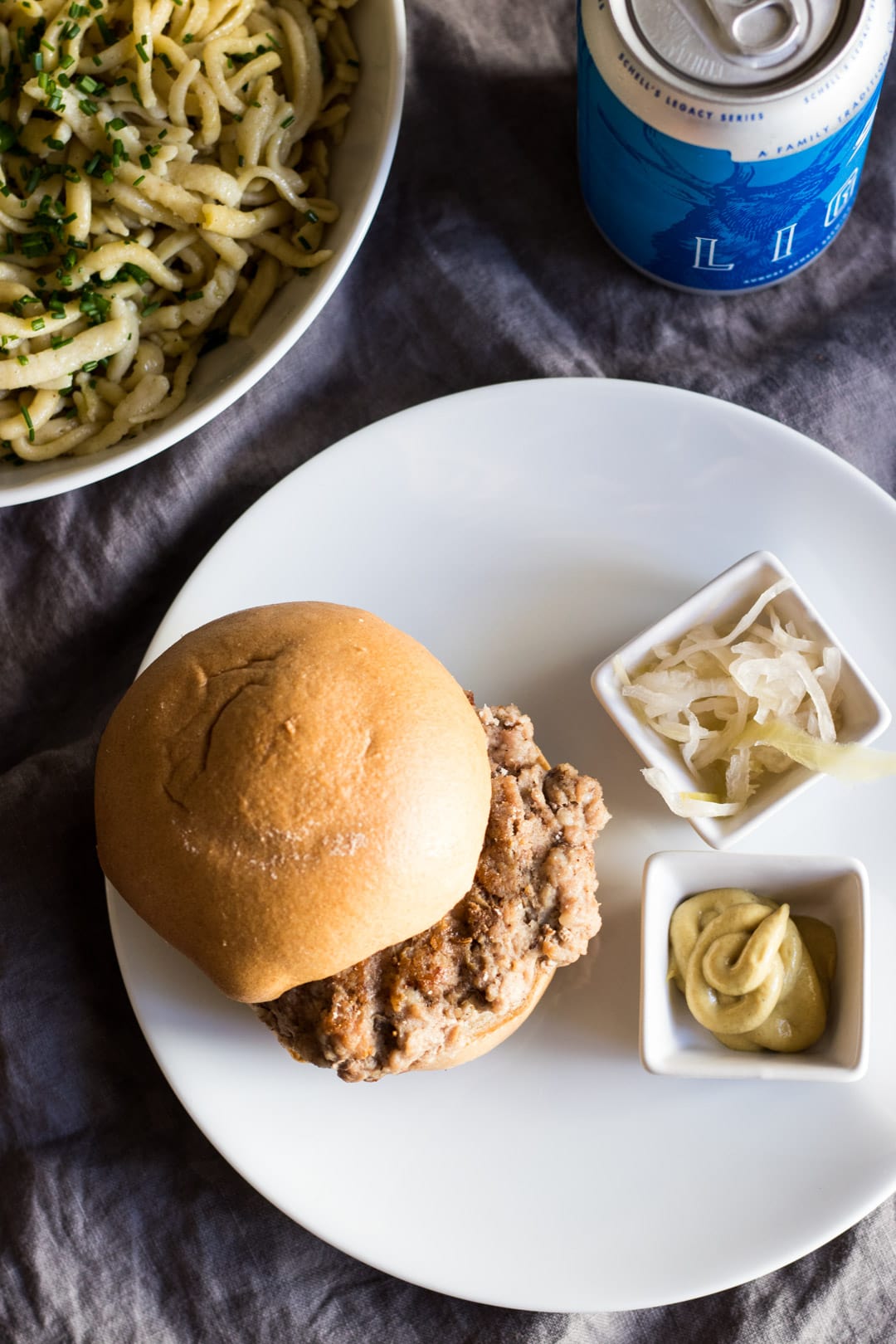 Low FODMAP Brat Burgers