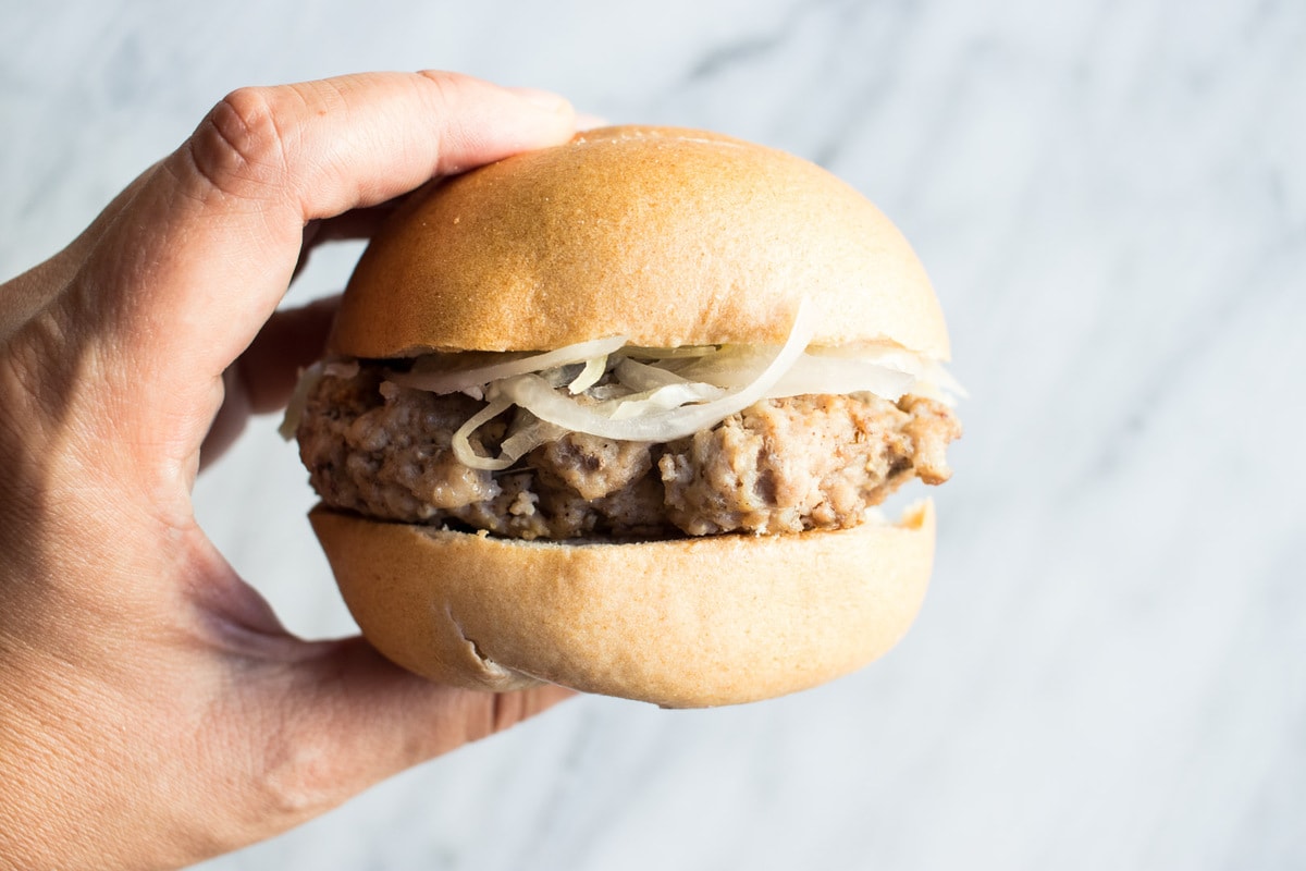 Low FODMAP Brat Burgers