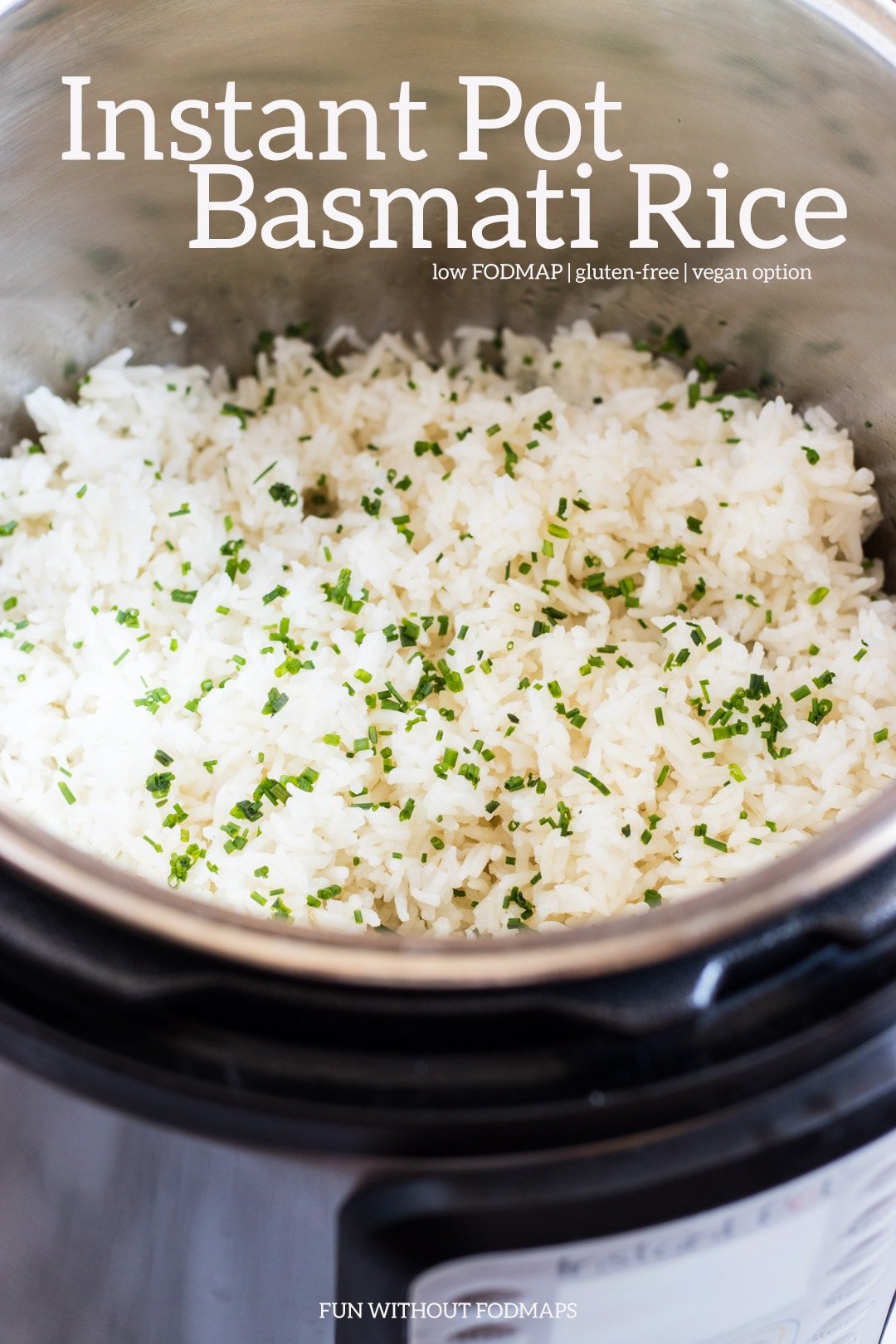 Instant Pot Low FODMAP Basmati Rice