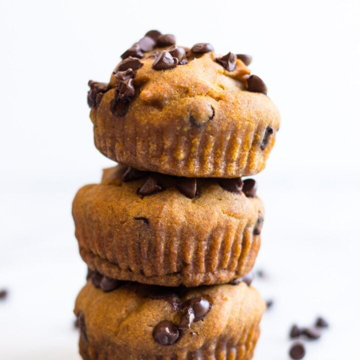 Low FODMAP Pumpkin Muffins with Chocolate Chips