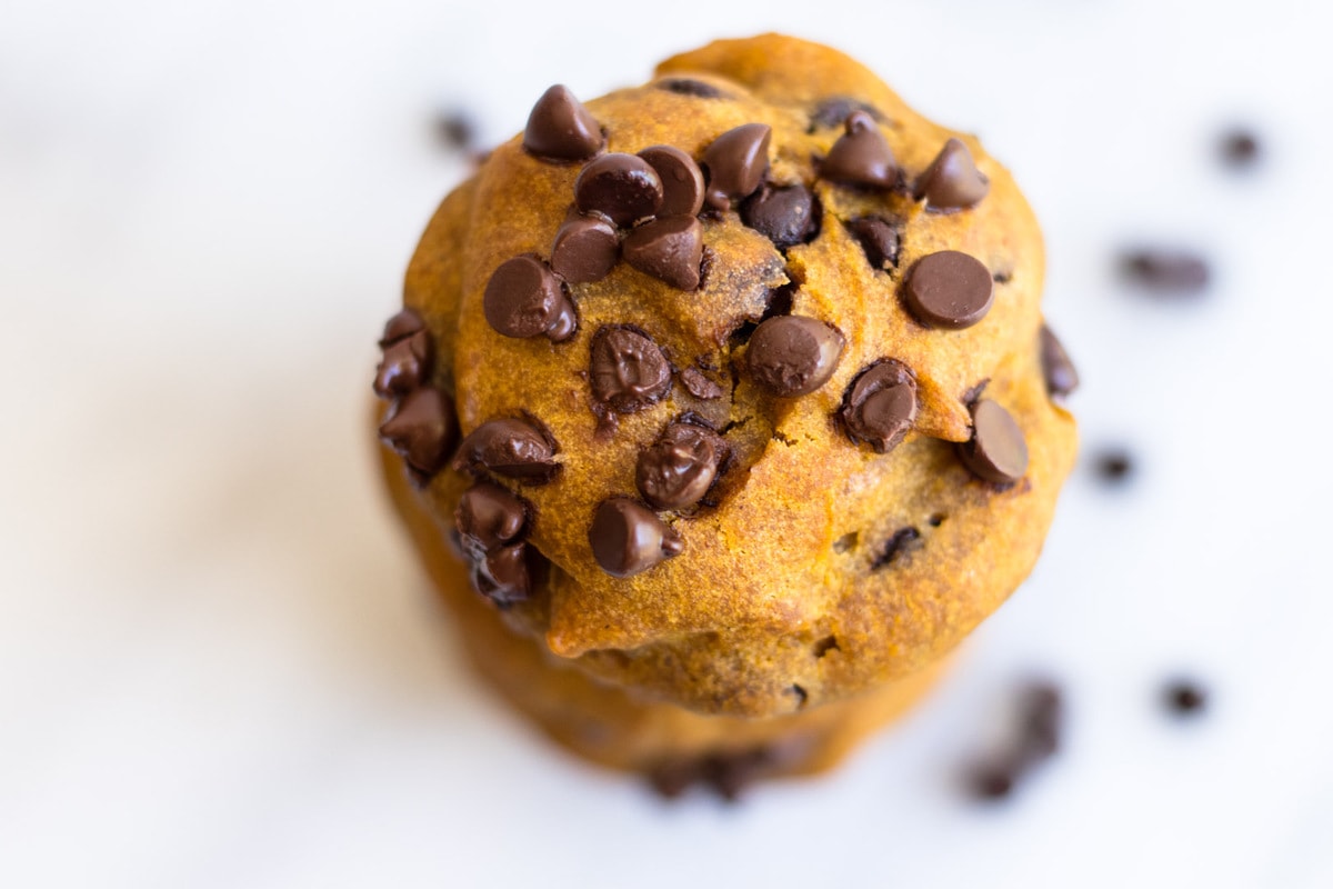 Low-FODMAP 'Copycat' Panera Chocolate Chip Muffies (Muffin Tops