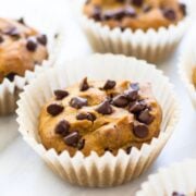 Low FODMAP Pumpkin Muffins with Chocolate Chips
