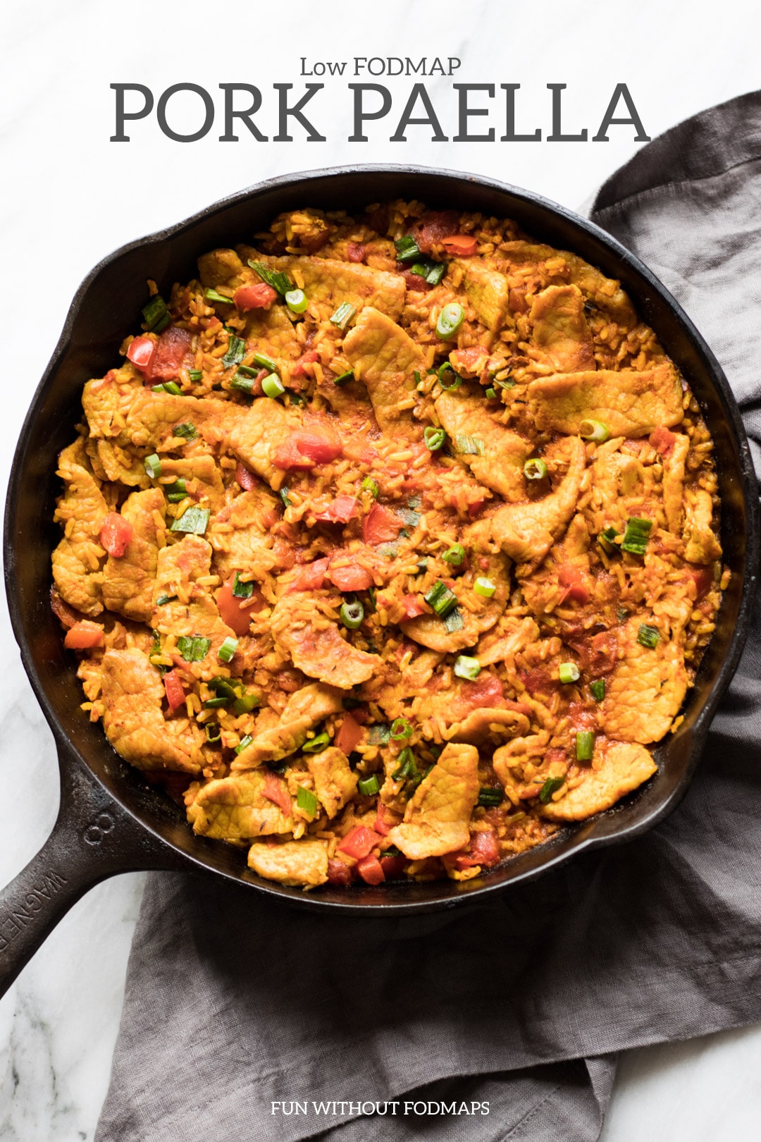 Low FODMAP Pork Paella