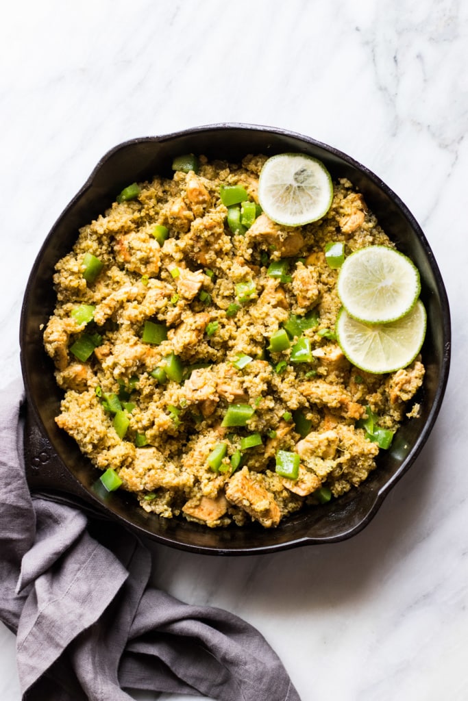 Low FODMAP Cilantro Lime Quinoa with Chicken Fun Without FODMAPs