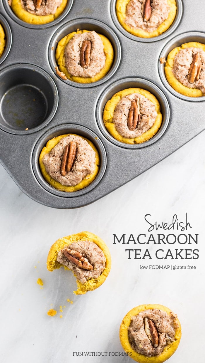 Low FODMAP Swedish Macaroon Tea Cakes