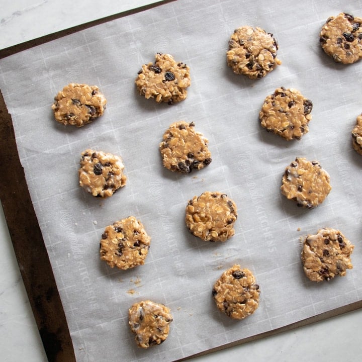 Flattened Cookies