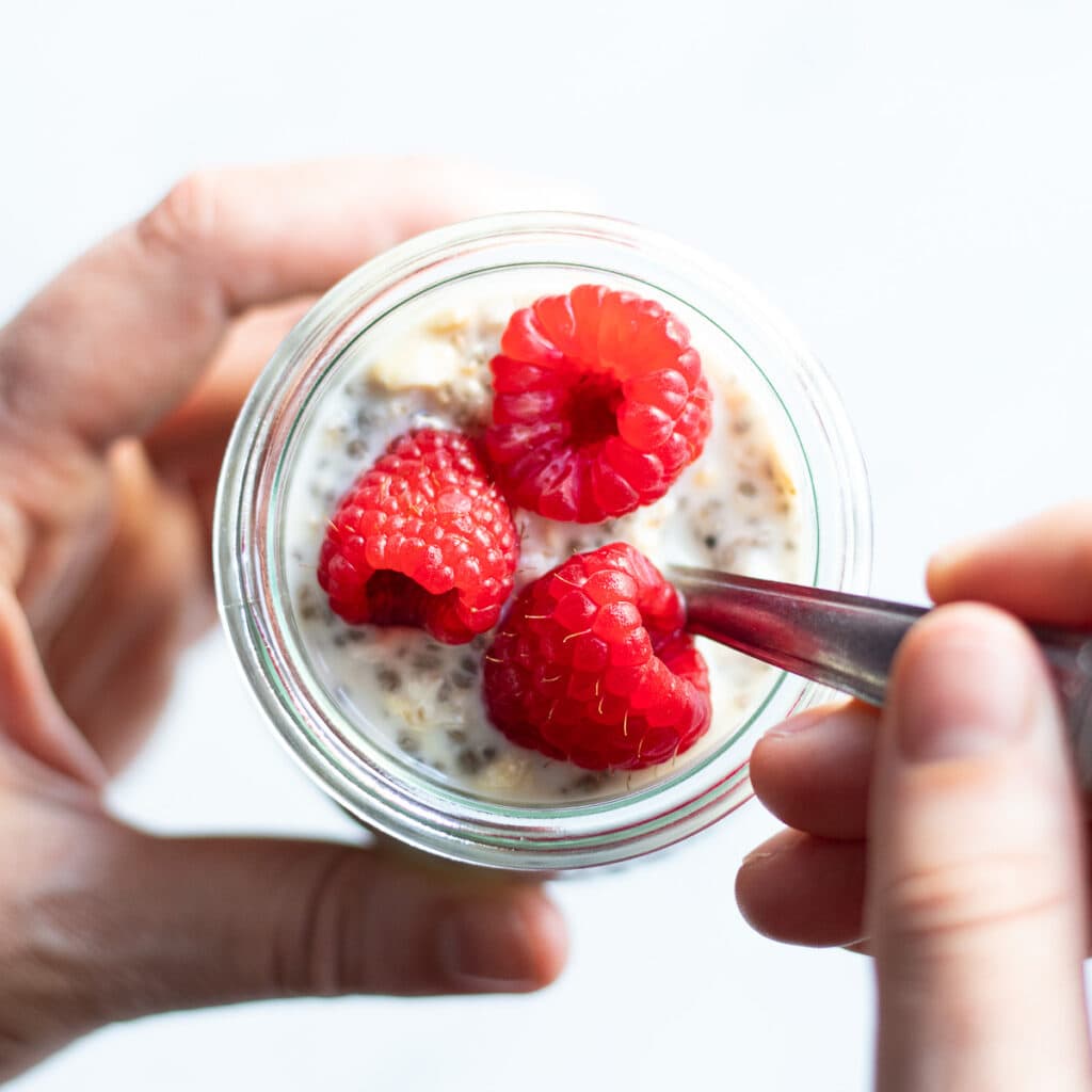 Low FODMAP Lemon Raspberry Overnight Oats Fun Without FODMAPs