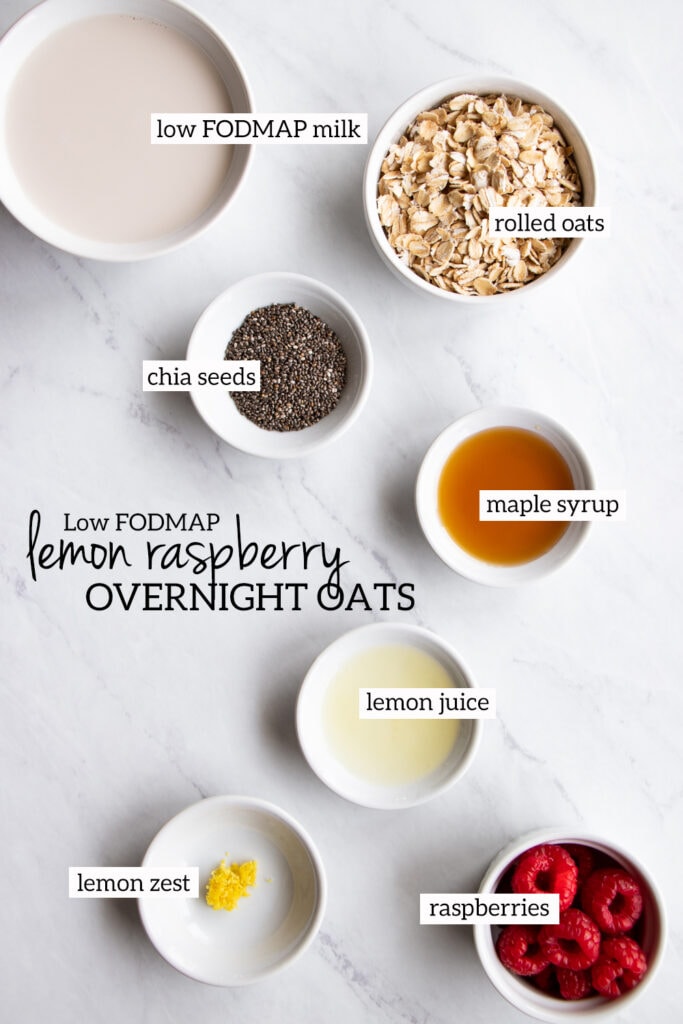 Low FODMAP Lemon Raspberry Overnight Oats Fun Without FODMAPs