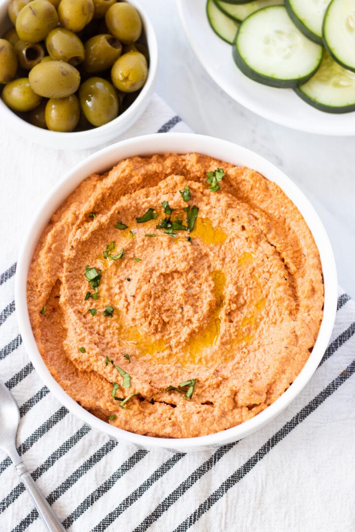 Low FODMAP Red Pepper and Walnut Dip Fun Without FODMAPs