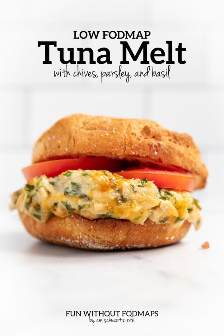 Low FODMAP Herbed Tuna Melt Fun Without FODMAPs