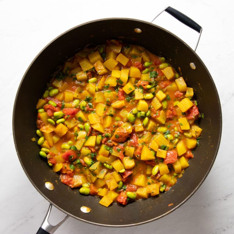 Low FODMAP Curry with Potatoes and Edamame Fun Without FODMAPs