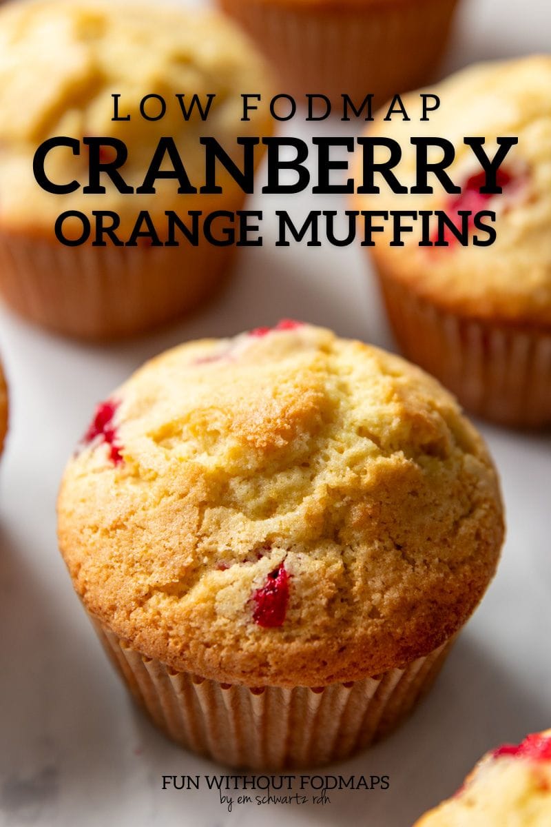 Low FODMAP Cranberry Orange Muffins Fun Without FODMAPs
